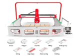 HOYUN 5+2 Axis CNC Bridge Saw Machine - Image 3