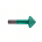 3D Vacuum Brazed Diamond Stone Bit – CNC V-Groove Engraving & Chamfering Tool for Marble & Granite