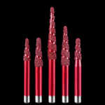 Multi layer vacuum brazed engraving bits marble granite carving tools CNC router bits taper end mill | 10MM/12MM