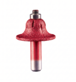 WT-JGS Diamond Emery Pattern Bit 1 – Vacuum Brazed Classical Roman Ogee Edge Profiling Router Bit with Bearing (1/2'' Shank)