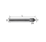 PCD Diamond Engraving Bit – Precision CNC Micro-Carving & Lettering Tool for Granite, Marble & Glass - Image 2