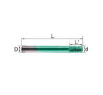 Slotting Flat Vacuum Brazed Stone Bit – CNC Diamond Grooving & Channel Milling Bit for Granite & Marble - Image 2