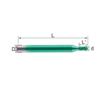 Small Diameter Ball Nose Vacuum Brazed Stone Bit – Micro CNC Diamond Router Bit for Fine 3D Relief & Sculpting - Image 2