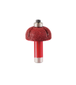 WT-JGS Cove Box Diamond Router Bit with Bearing R12 (37 mm Head) – Vacuum Brazed Edge Fluting & Cove Profiling Bit (1/2'' Shank)