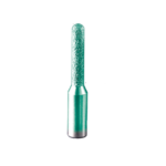 WT-JGS Small Diameter Straight Diamond Router Bit (8 mm x 40 mm) – Round End Slotting & Sink Cutout CNC Stone Bit (1/2'' Shank)